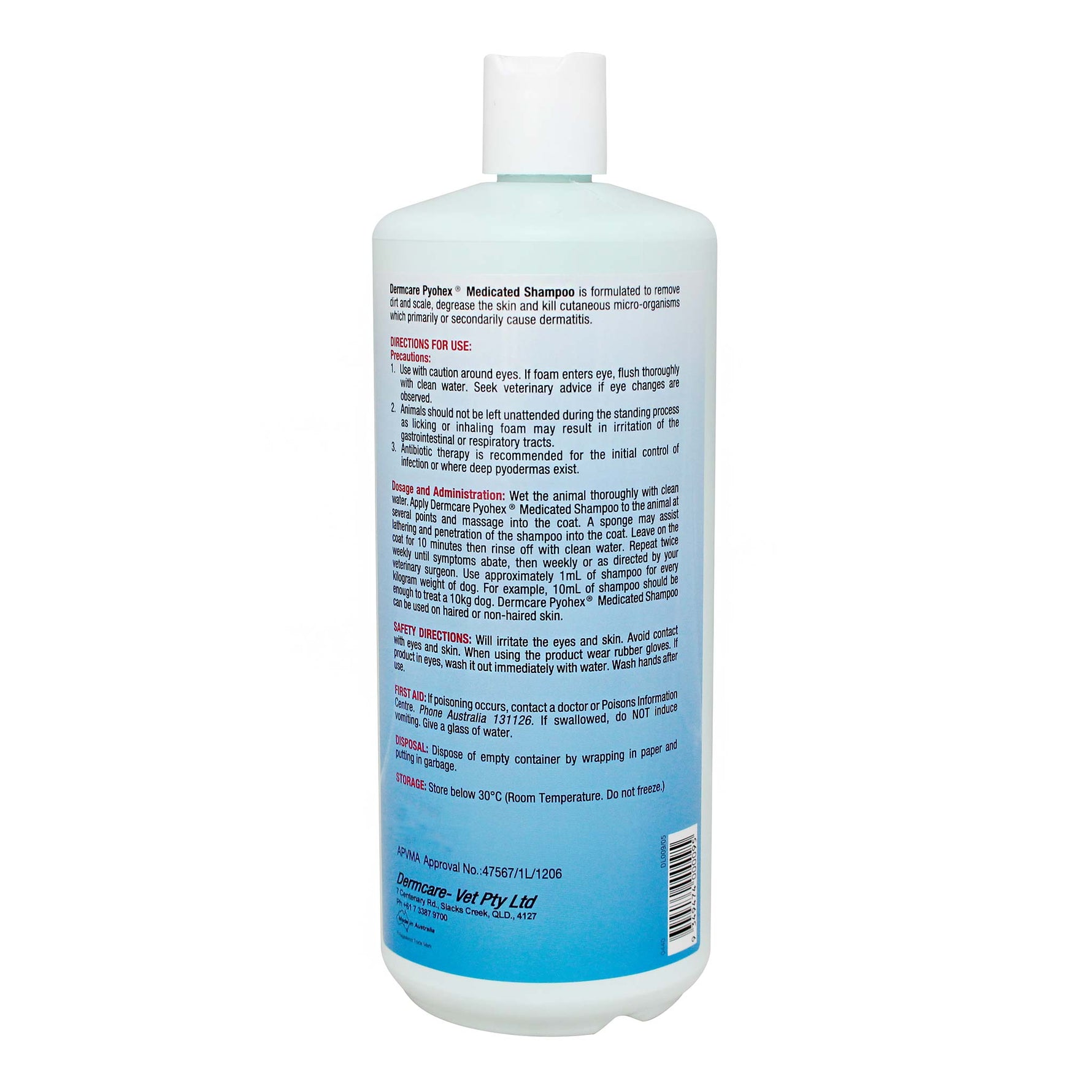 Pyohex Medicated Shampoo for Bacterial Skin Infections in Dogs