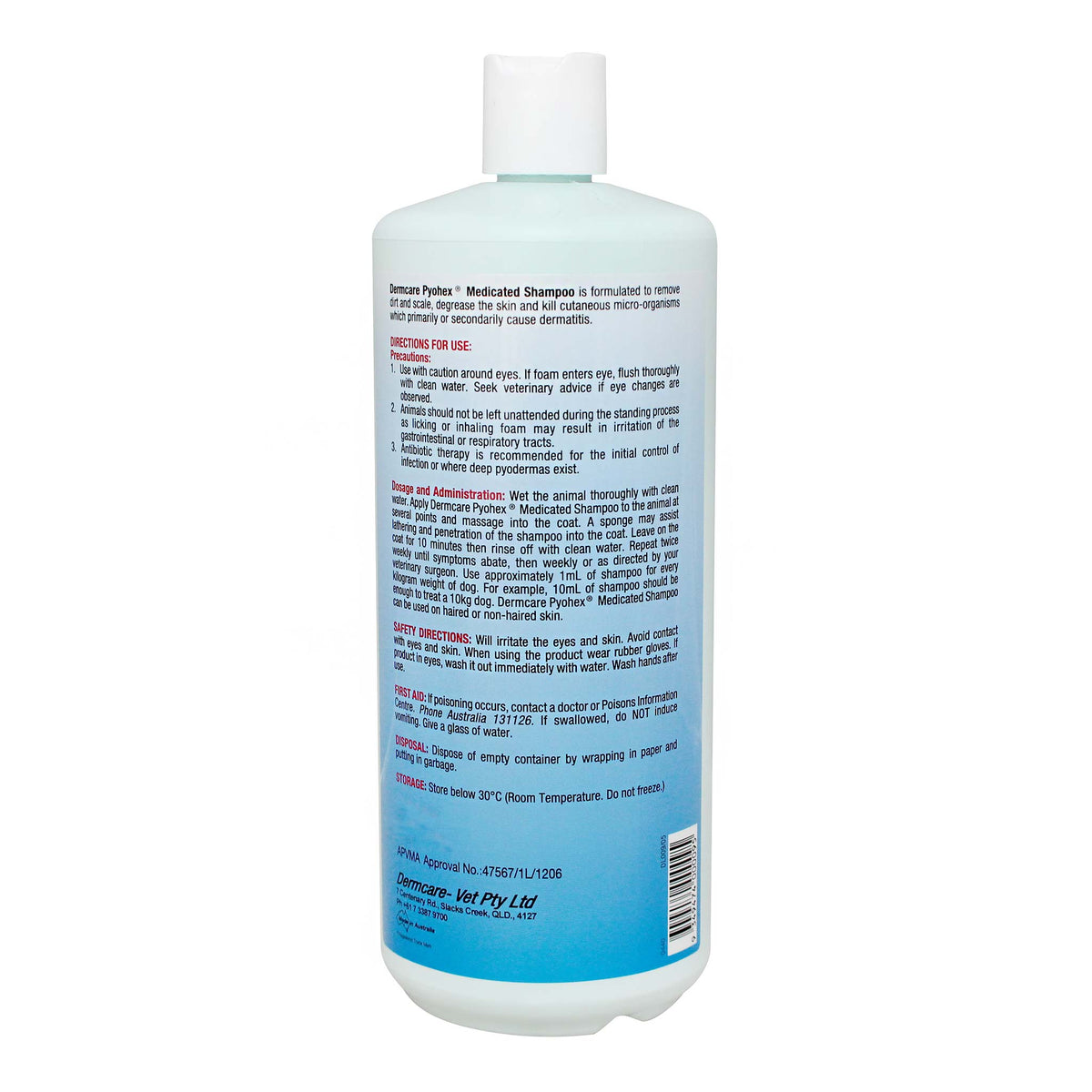 Pyohex Medicated Shampoo for Bacterial Skin Infections in Dogs