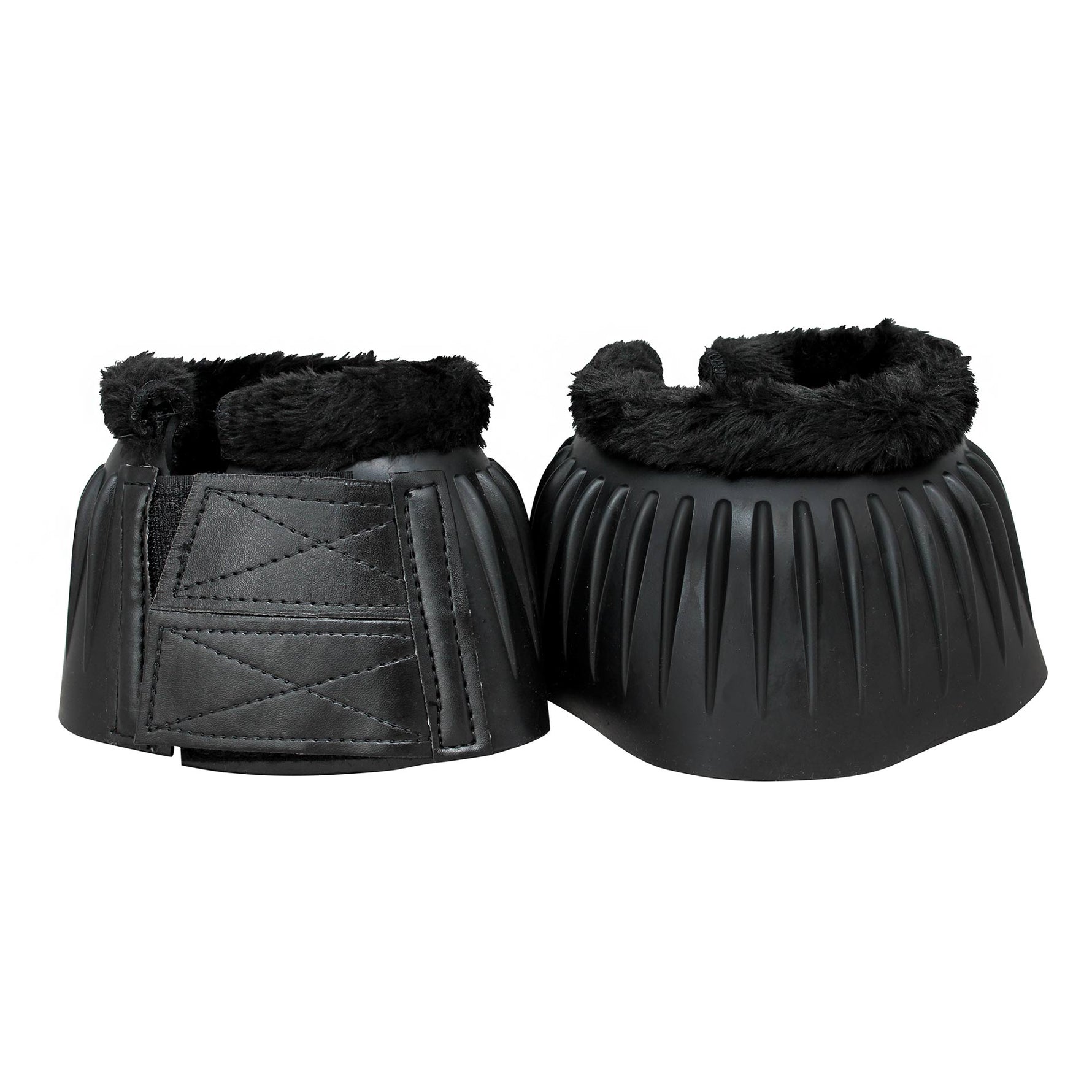 Ribbed Bell Boots with Fleece Top