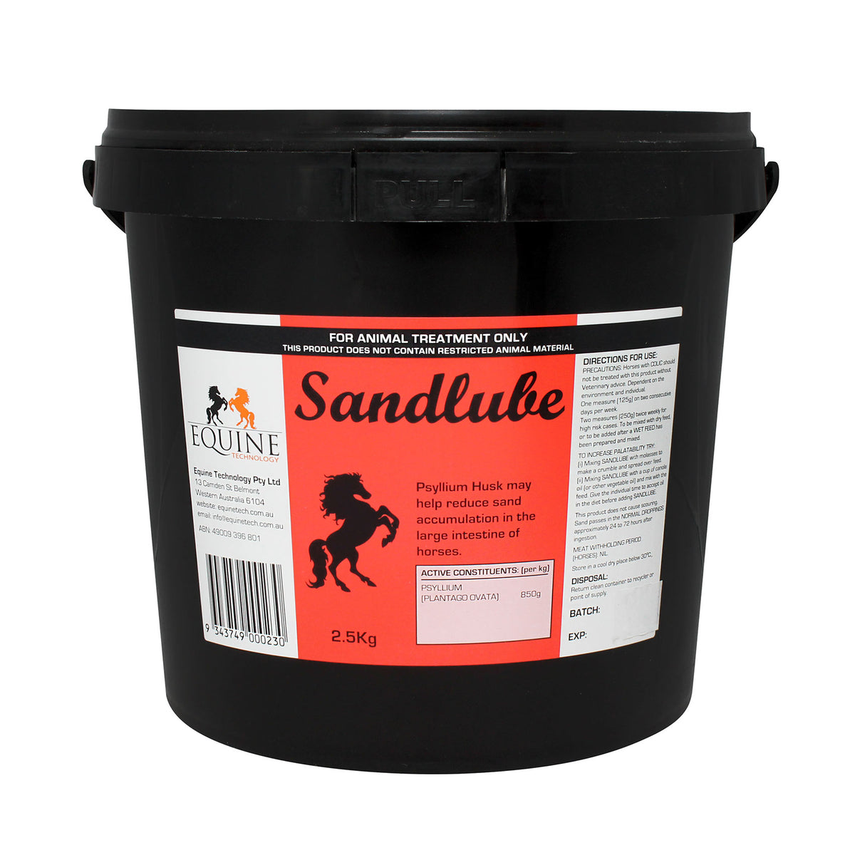 Sandlube Psyllium Husk for Horses