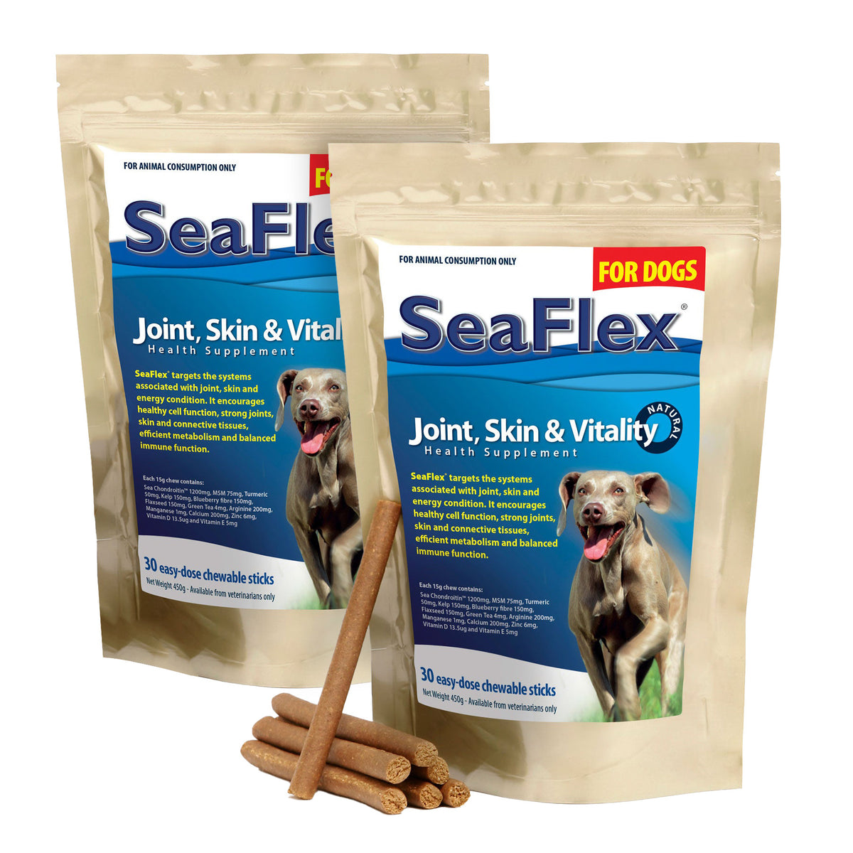SeaFlex for Dogs - 2 x 450g Value Bundle