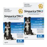 Simparica TRIO Chewable Tablet For Medium Dogs 10.1-20kg - 12 Pack Value Bundle