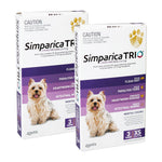 Simparica TRIO Chewable Tablet for XSmall Dogs 2.6-5kg - 6 Pack Value Bundle