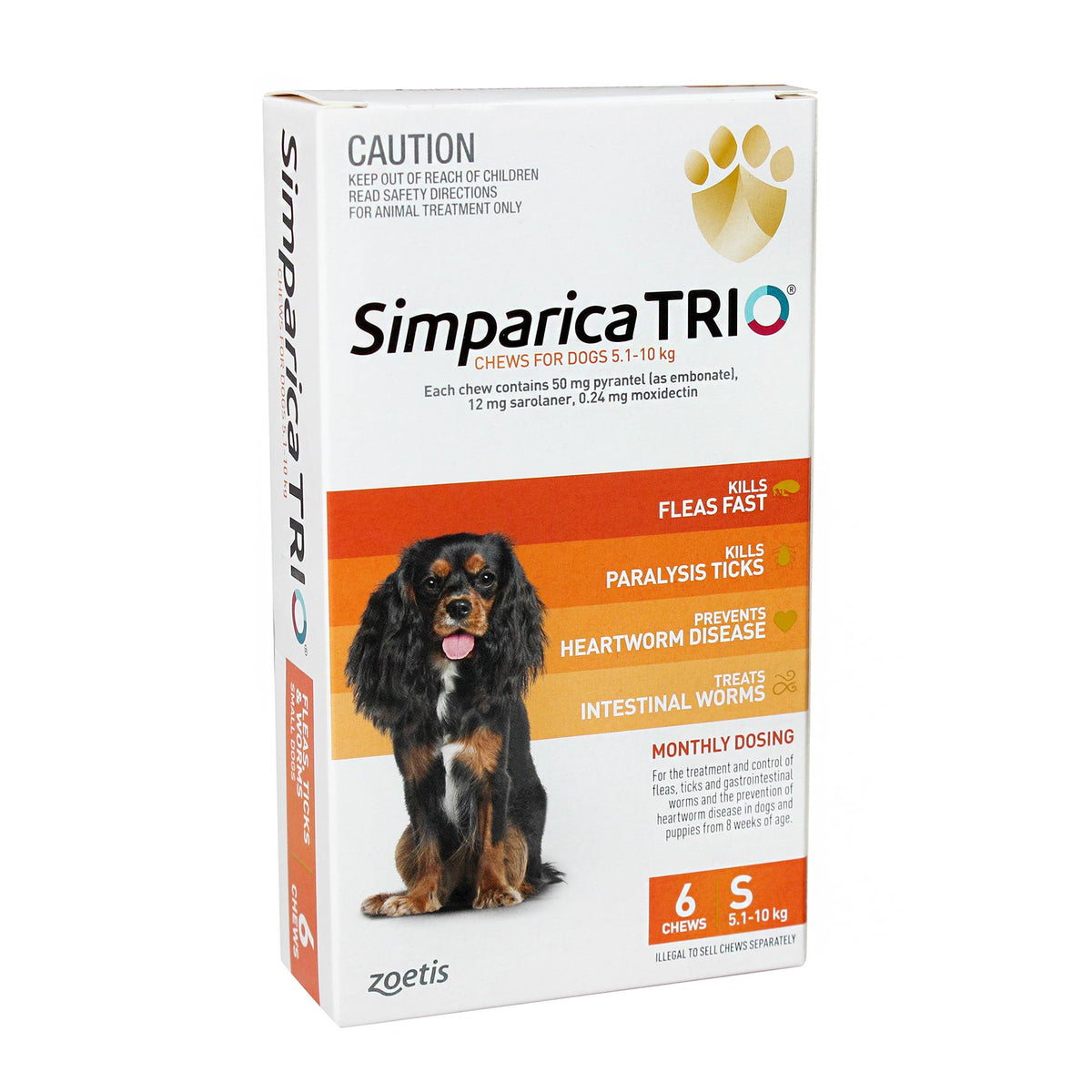 Simparica TRIO for Small Dogs 5.1-10kg