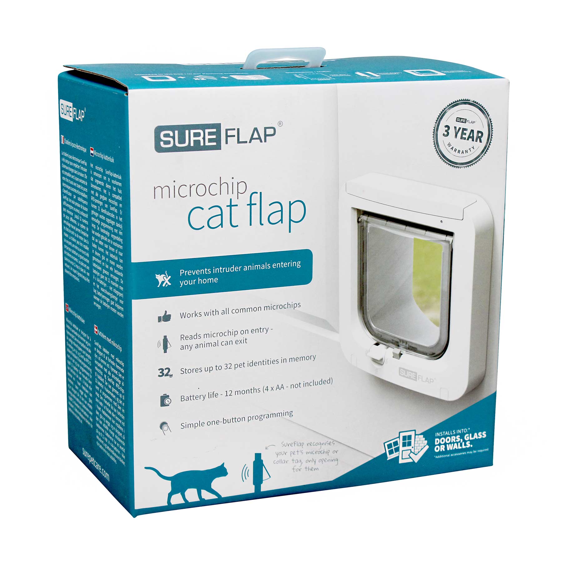 Doggy Door Pet Supplies Wagz Smart Door Sureflap Microchip Cat