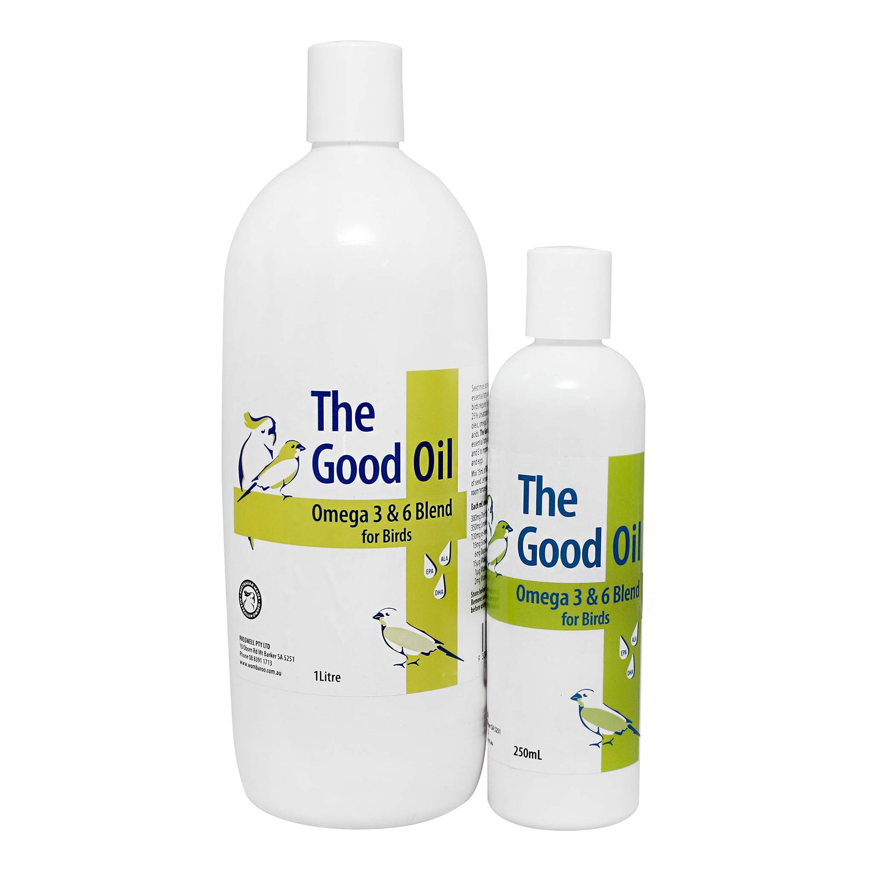The Good Oil Omega 3 & 6 Blend for Birds