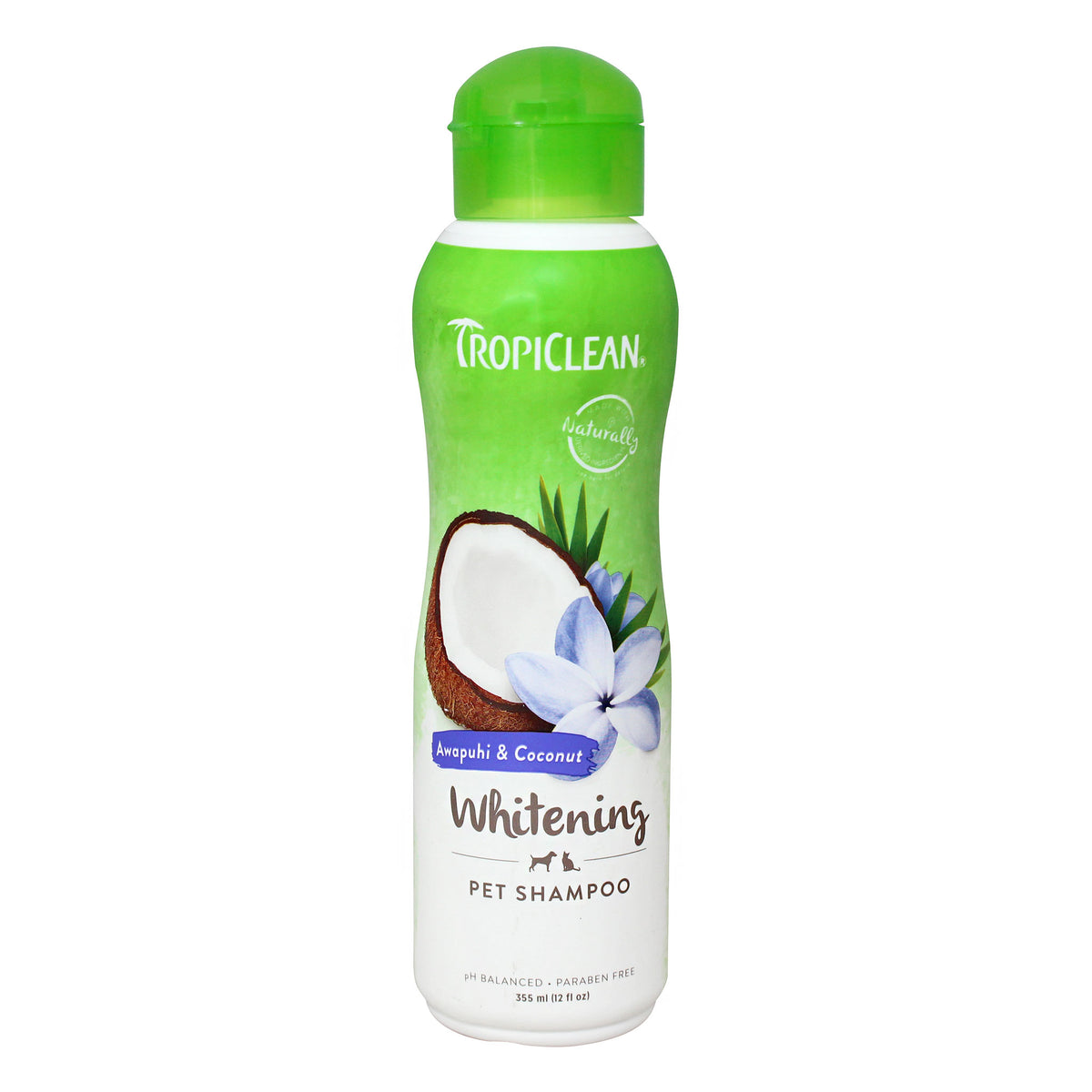 TropiClean Awapuhi &amp; Coconut Whitening Pet Shampoo 355mL