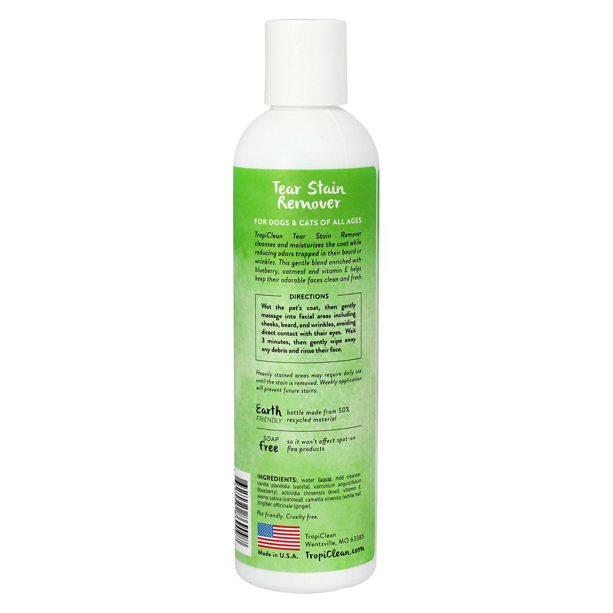 TropiClean Tear Stain Remover 236mL