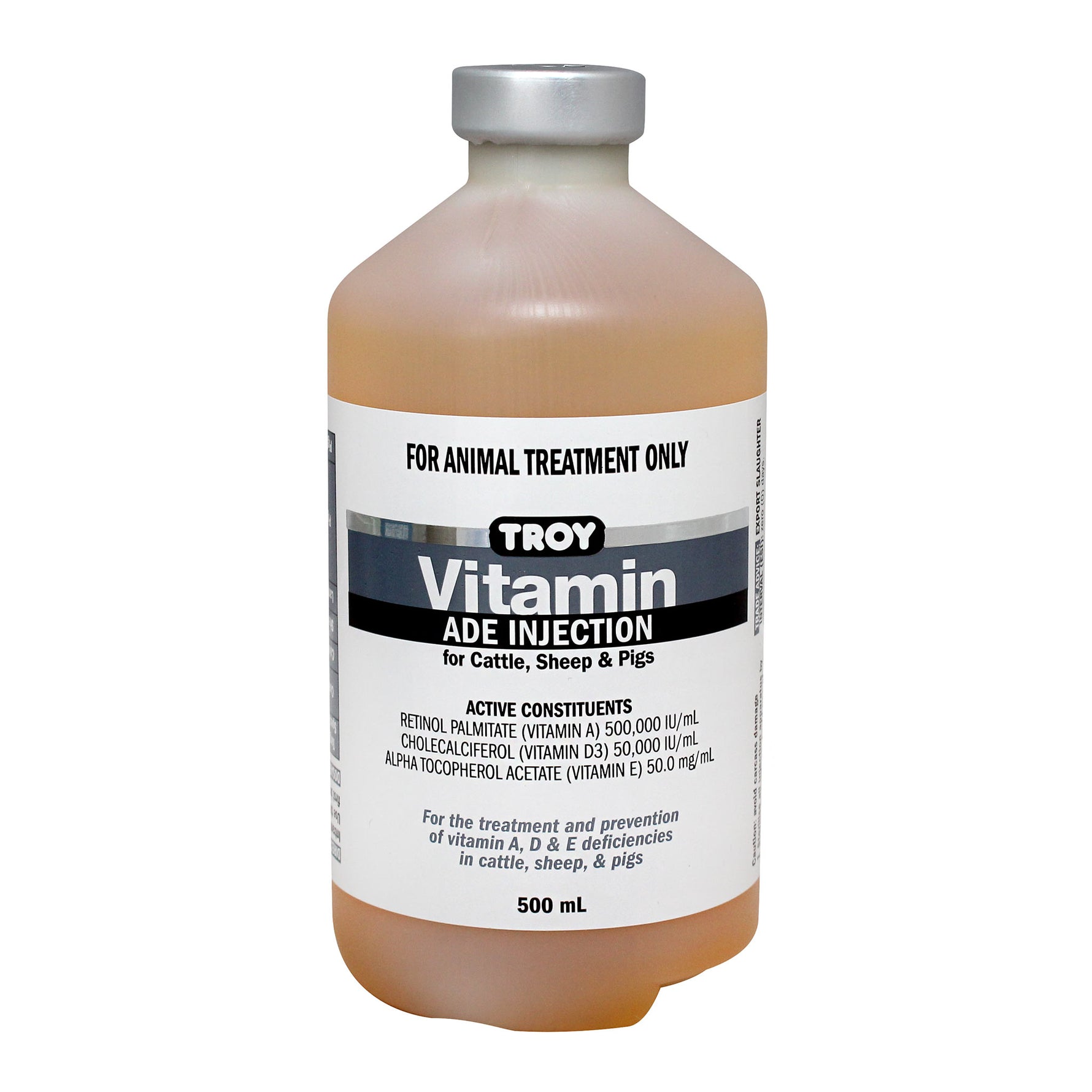 Troy Vitamin ADE Injection for Cattle, Sheep & Pigs