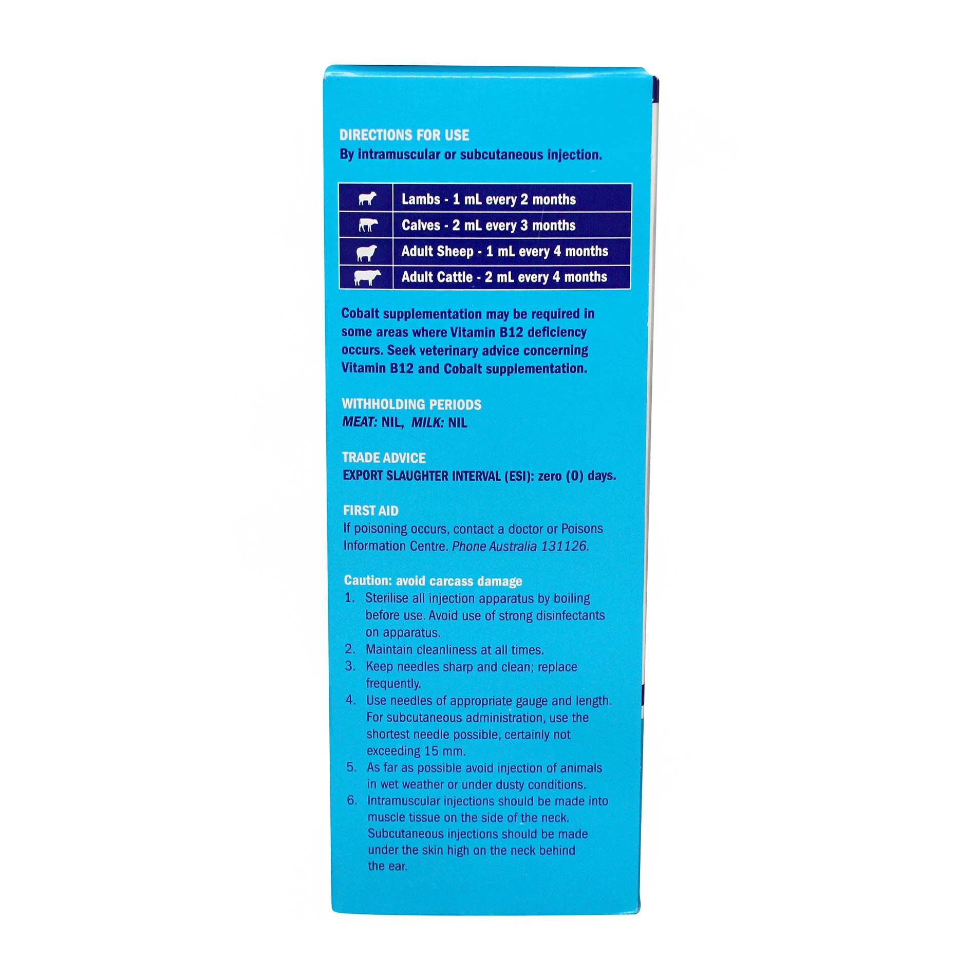 Troy Vitamin B12 for Sheep and Cattle 500mL - vet-n-pet DIRECT Troy Vitamin B12 for Sheep and Cattle 500mL - vet-n-pet DIRECT