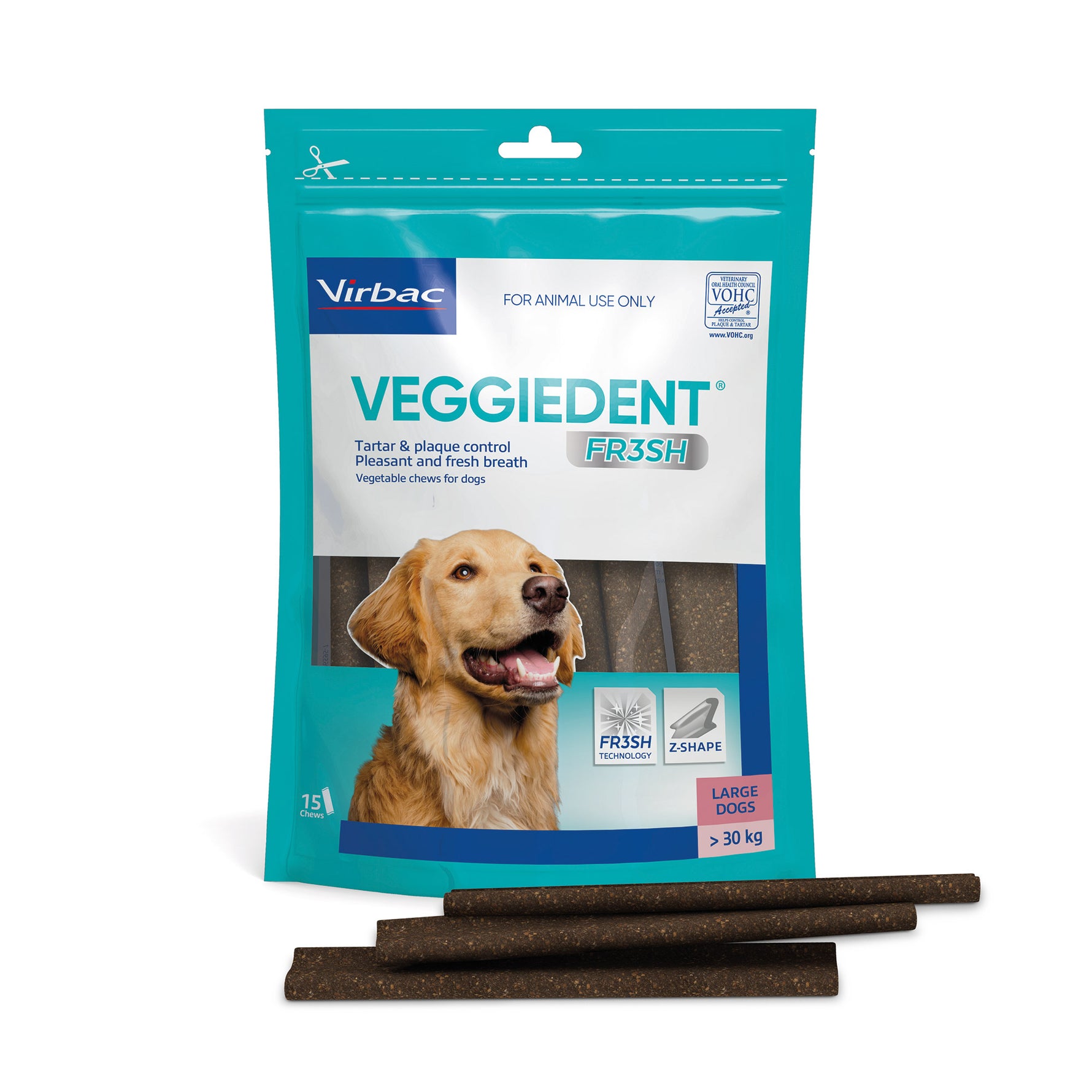 Virbac Veggiedent Dental Chews for Dogs