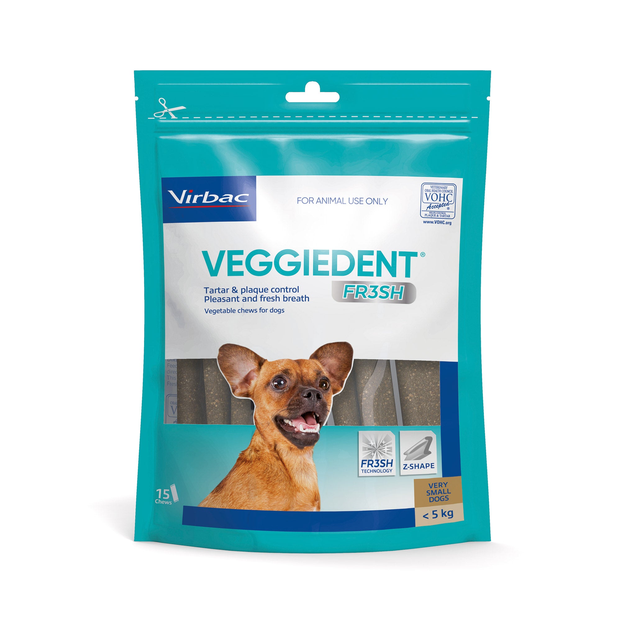 Virbac Veggiedent FR3SH Dental Chews for Dogs vet-n-pet DIRECT