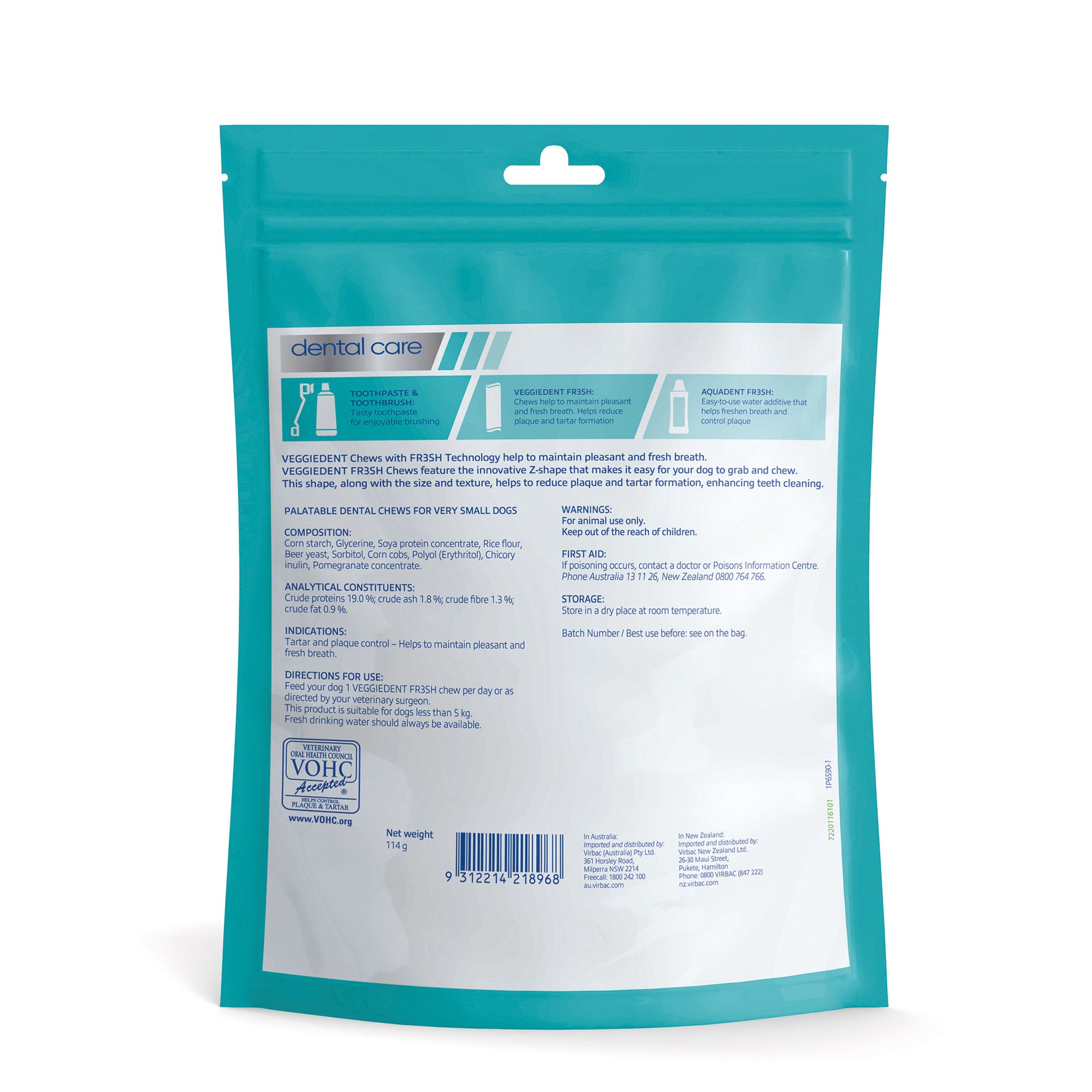 Virbac Veggiedent Dental Chews for Dogs