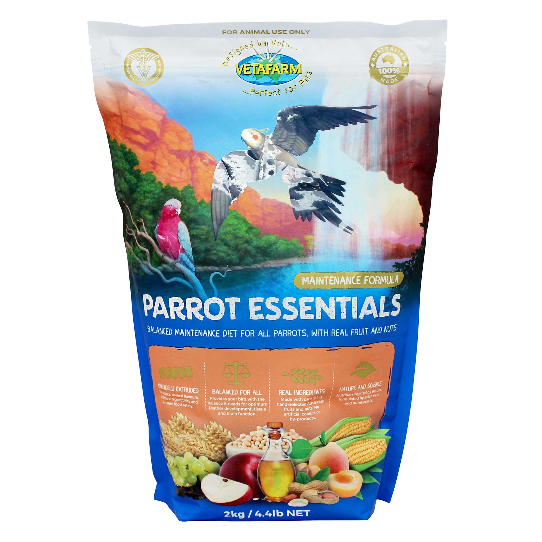 Vetafarm Parrot Essentials Maintenance Formula Pellets