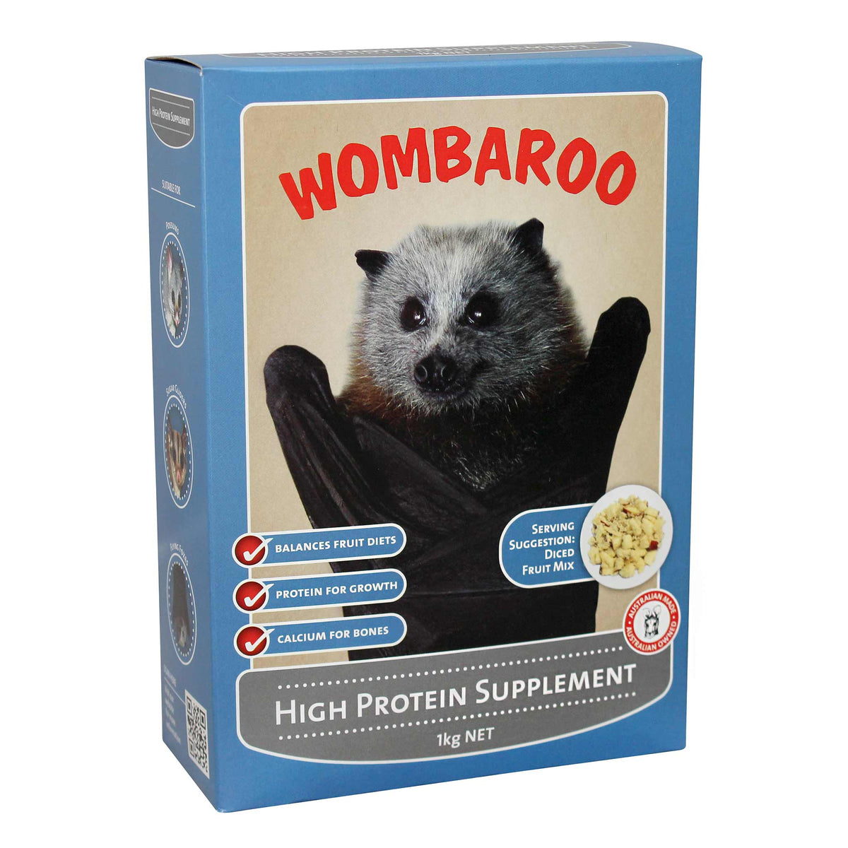 Wombaroo High Protein Supplement - Fruit &amp; Nectar Eating Animals