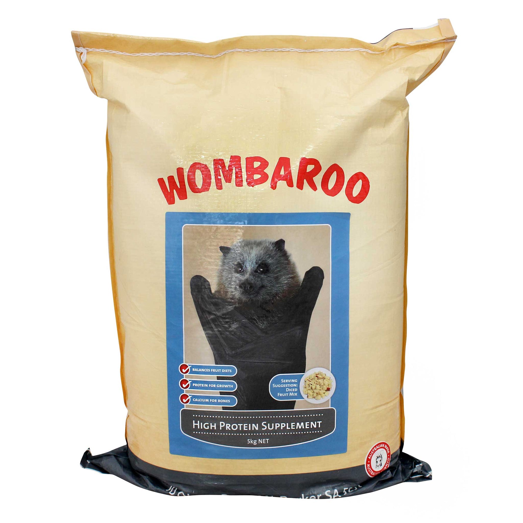 Wombaroo High Protein Supplement - Fruit & Nectar Eating Animals
