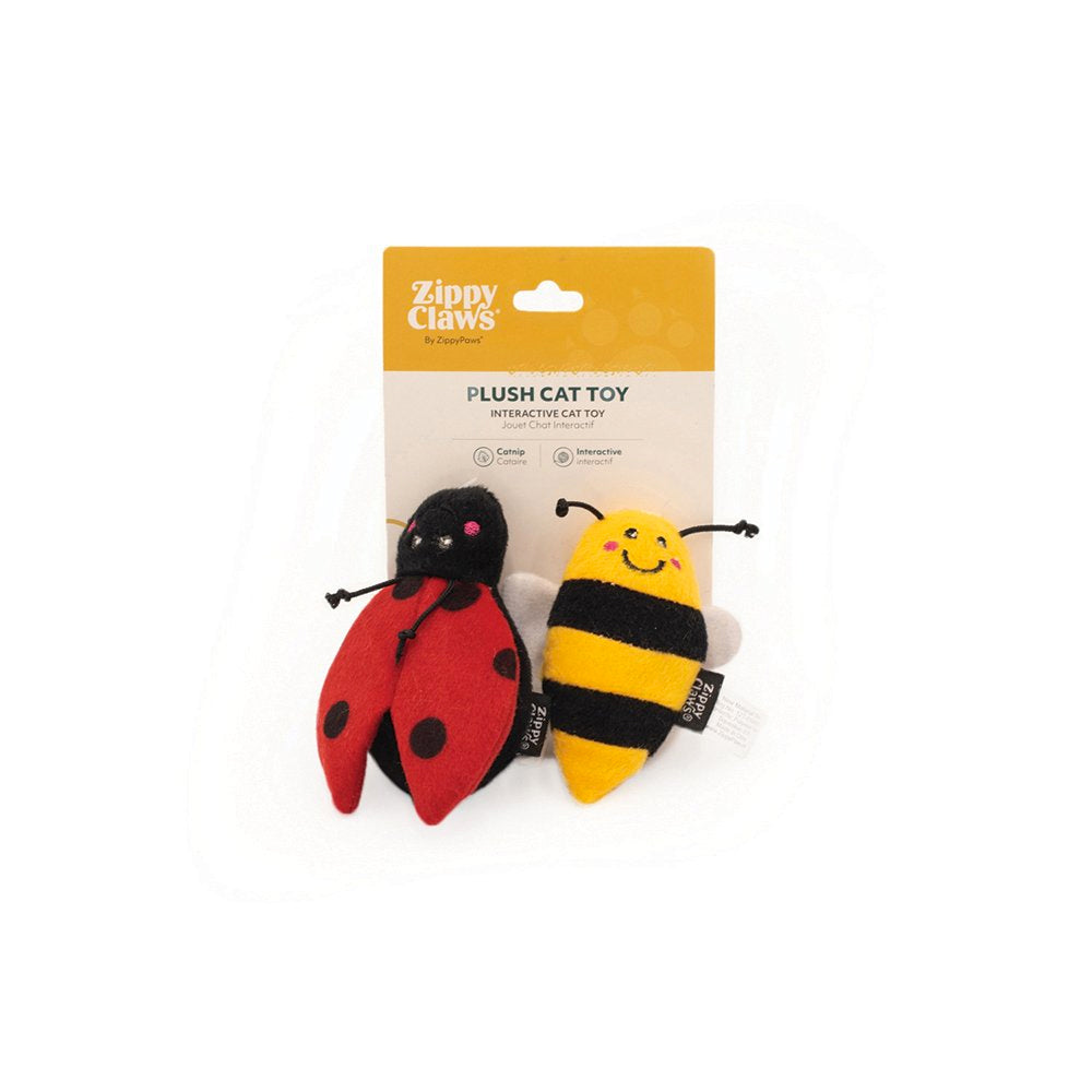Zippy Claws Ladybug &amp; Bee - 2 Pack