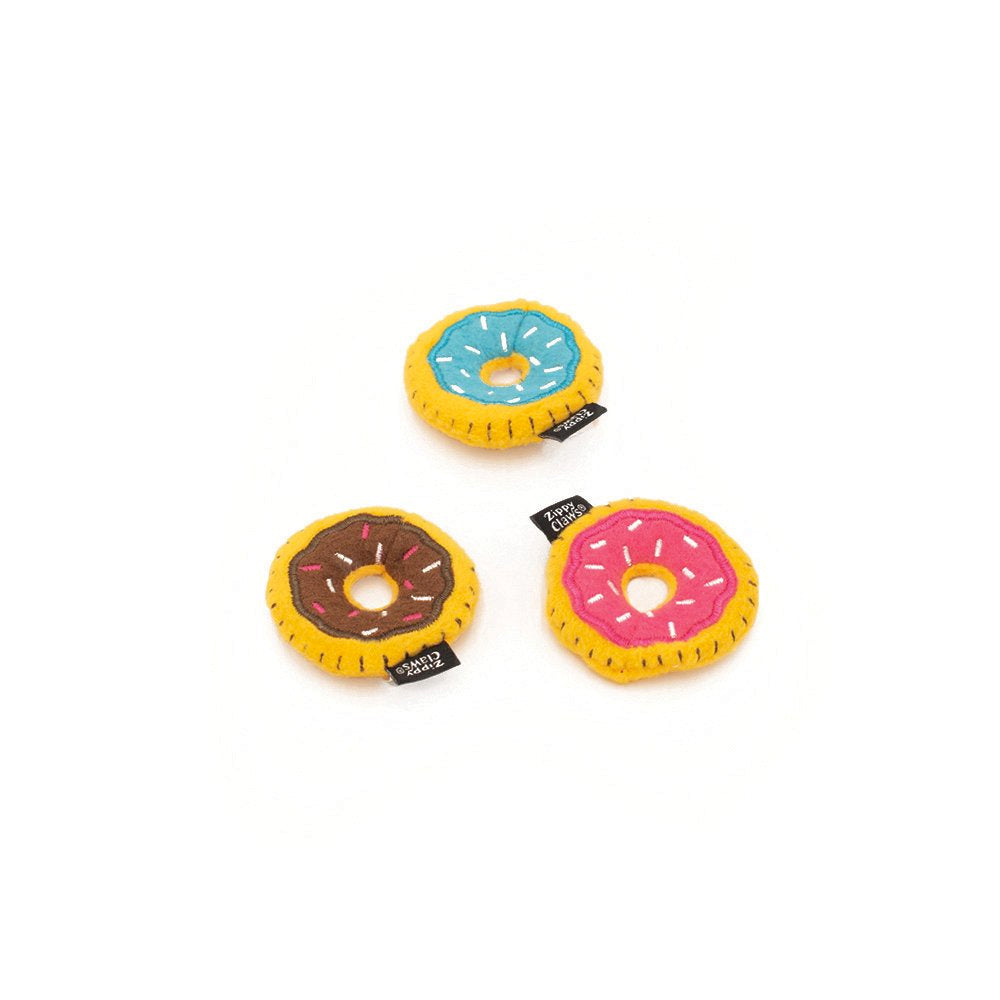Zippy Claws Mini Donutz - 3 Pack