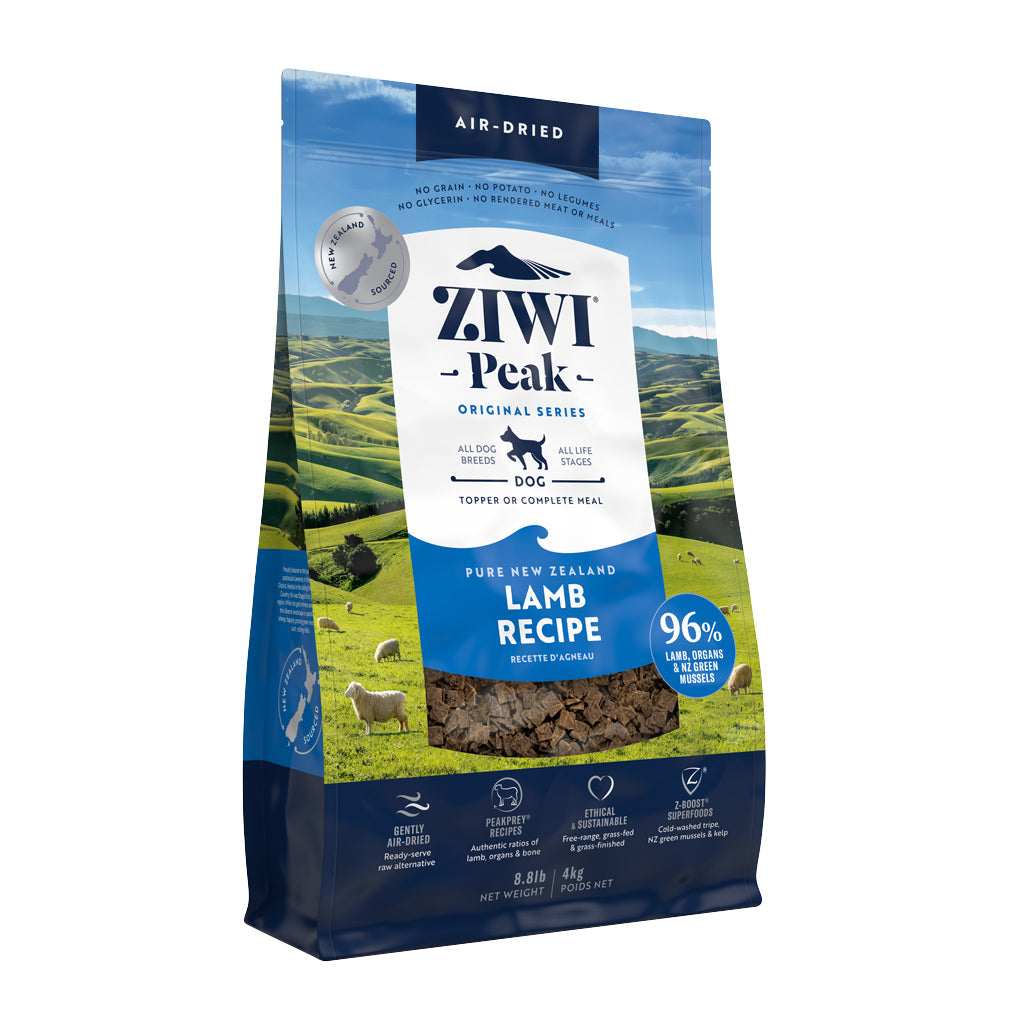Ziwi Peak Air Dried Lamb for Dogs 8kg Value Bundle