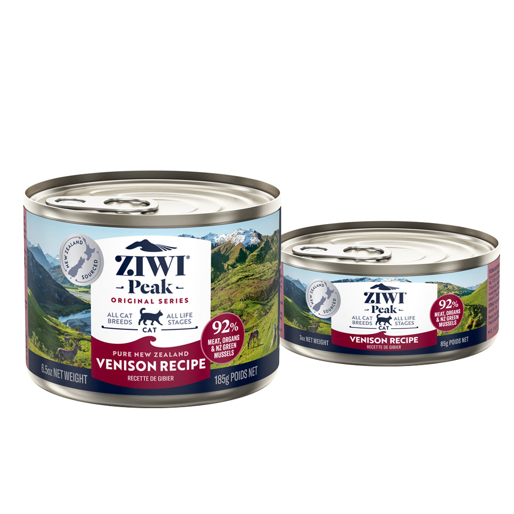 Ziwi Peak Wet Cat Food Venison Recipe Cans