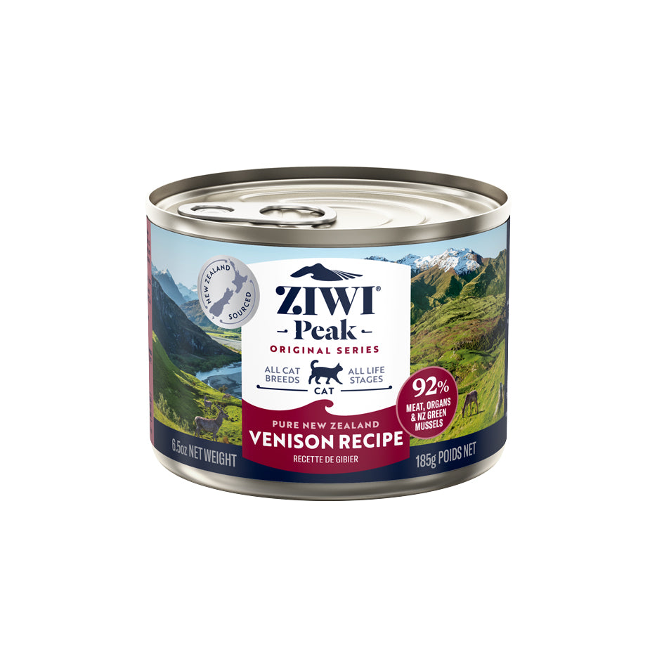 Ziwi Peak Wet Cat Food Venison Recipe Cans