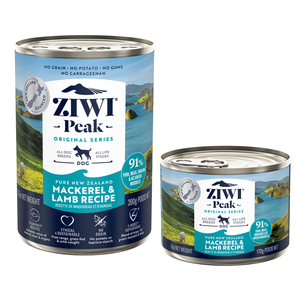 Ziwi Peak Wet Dog Food Mackerel &amp; Lamb