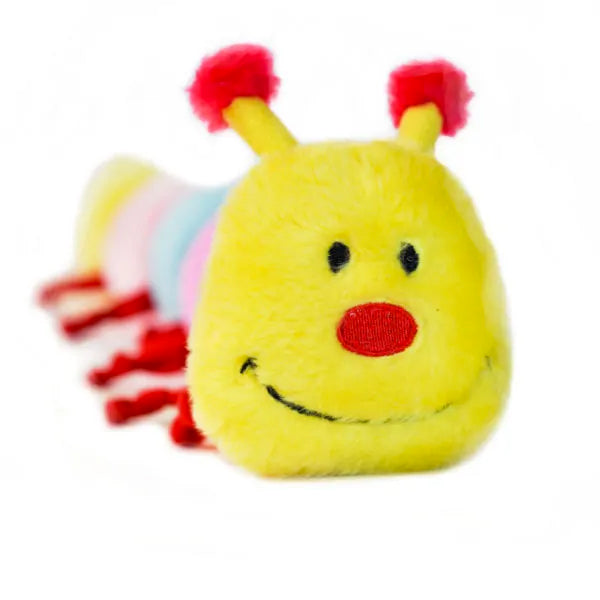 Zippy Paws Caterpillar Large with 6 Round Squeakers