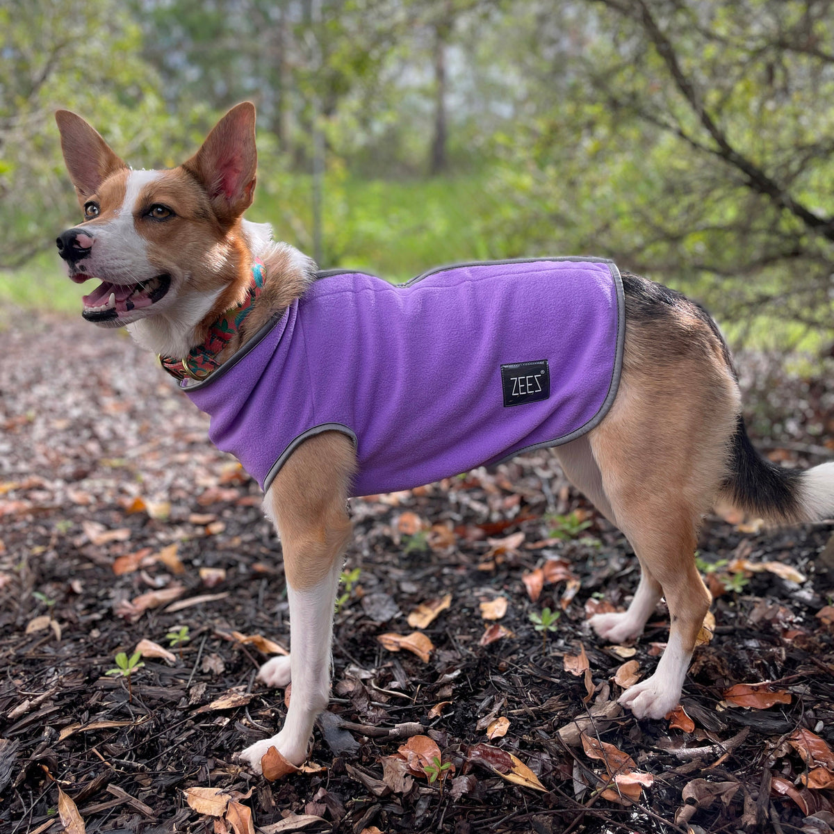 ZeeZ Cozy Fleece Dog Vest - Pearly Purple