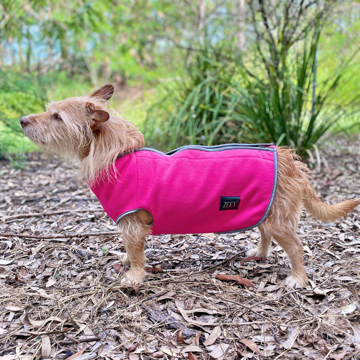 ZeeZ Cozy Fleece Dog Vest - Ruby Pink