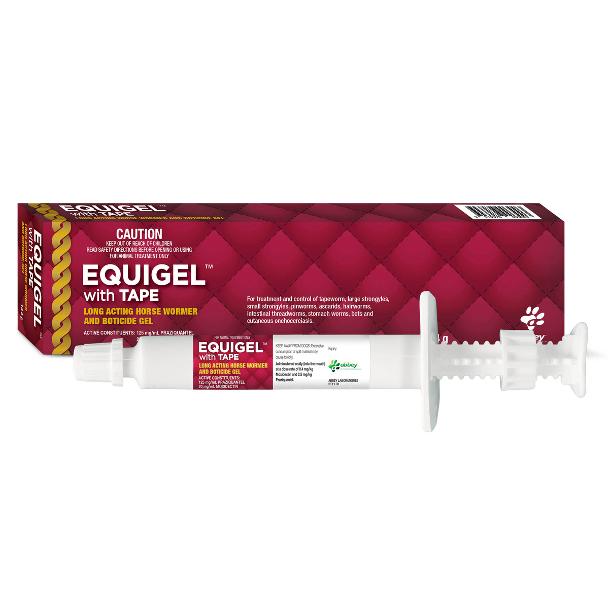 Abbey Equigel with Tape Horse Wormer 14.4g