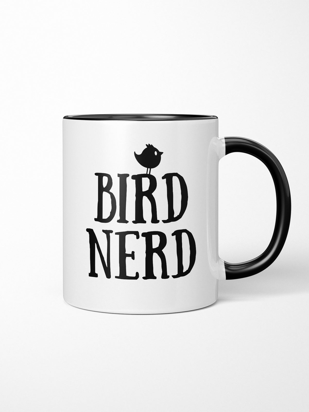 Furriends &quot;Bird Nerd&quot; Ceramic Two Tone Mug