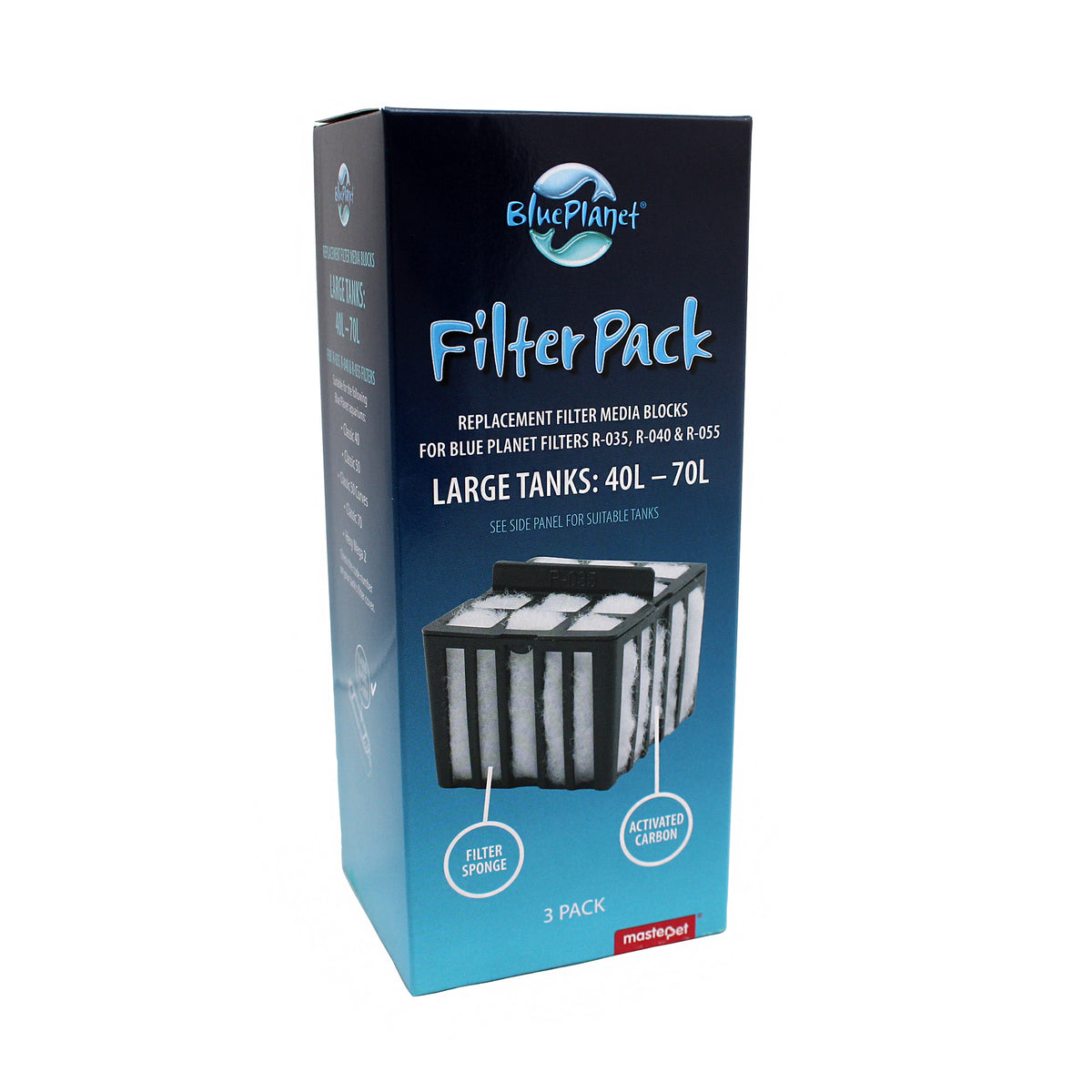 Blue Planet Filter Media Packs for 8L-30L &amp; 40L-70L Tanks