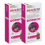 Bravecto 3-Month Chews for Very Large Dogs 40-56kg (Pink) - 2 x 2 Chew Value Bundle