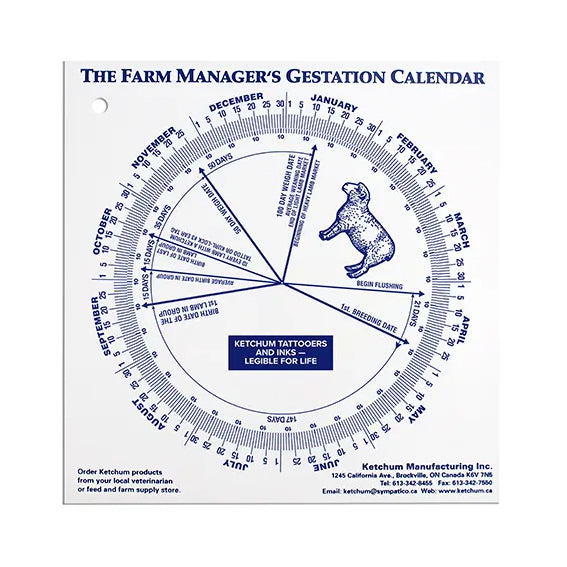 Farm Animal Gestation Calendar Vet n pet DIRECT farm-animal-gestation-calendar-vet-n-pet-direct