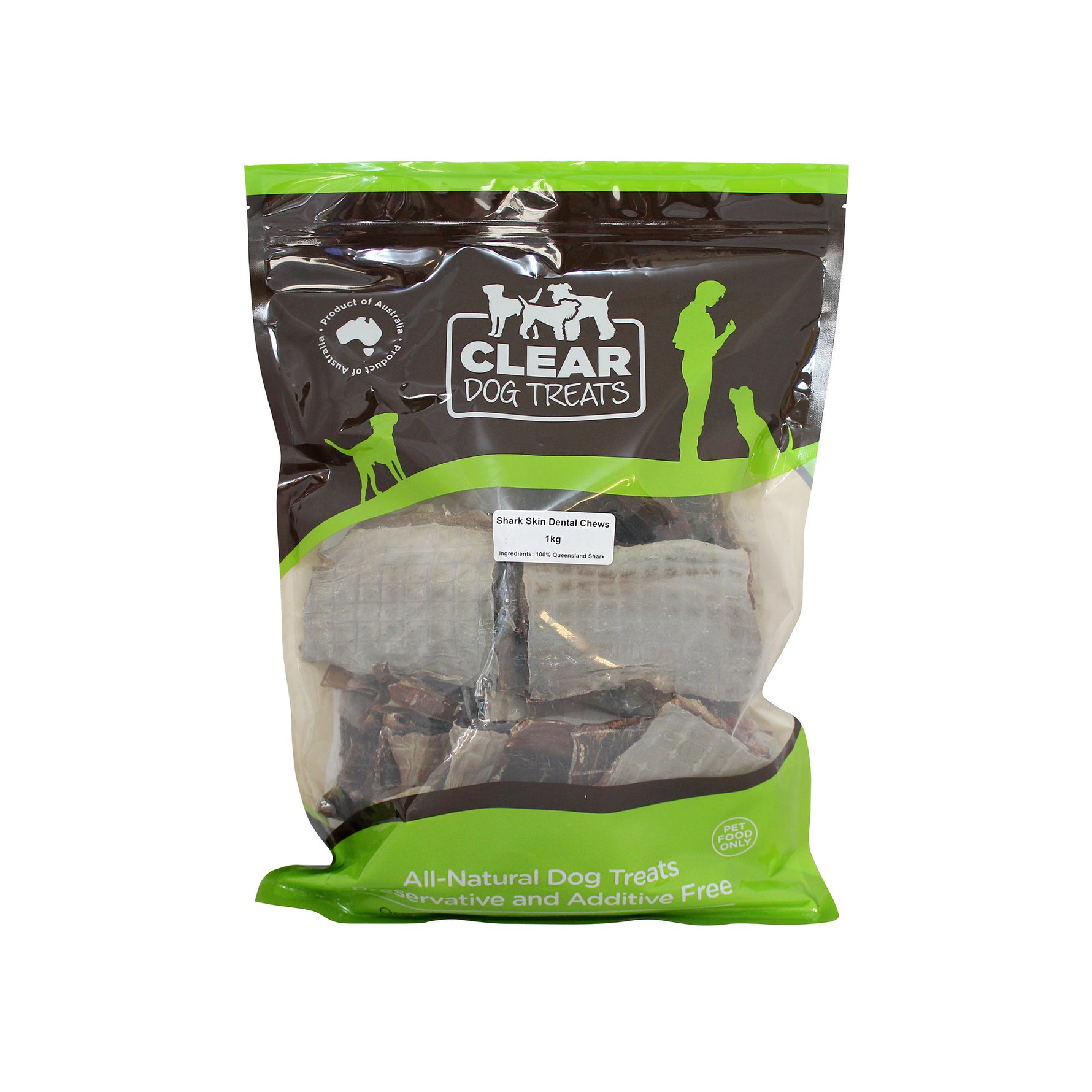 CLEAR Dog Treats Shark Skin Dental Chews