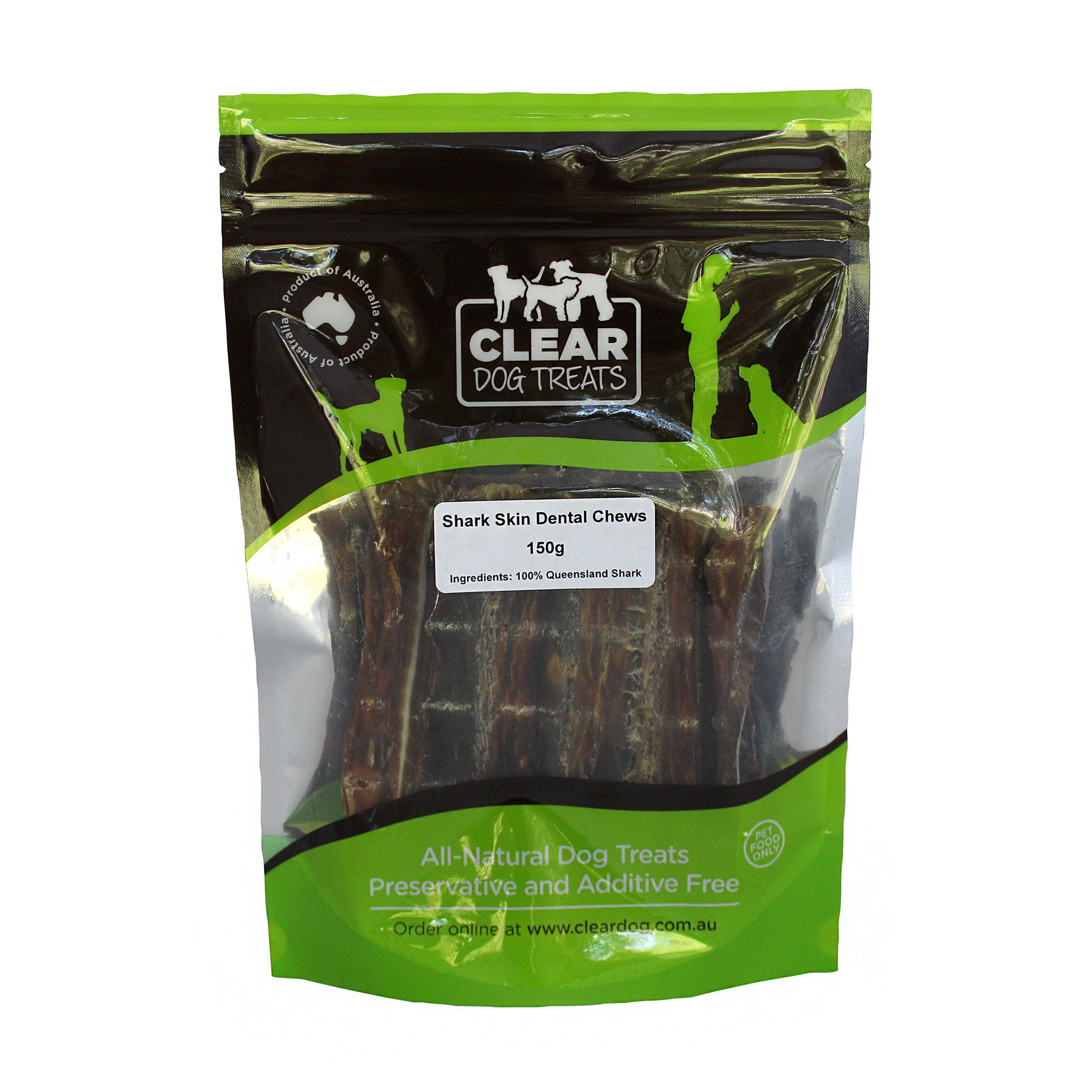 CLEAR Dog Treats Shark Skin Dental Chews