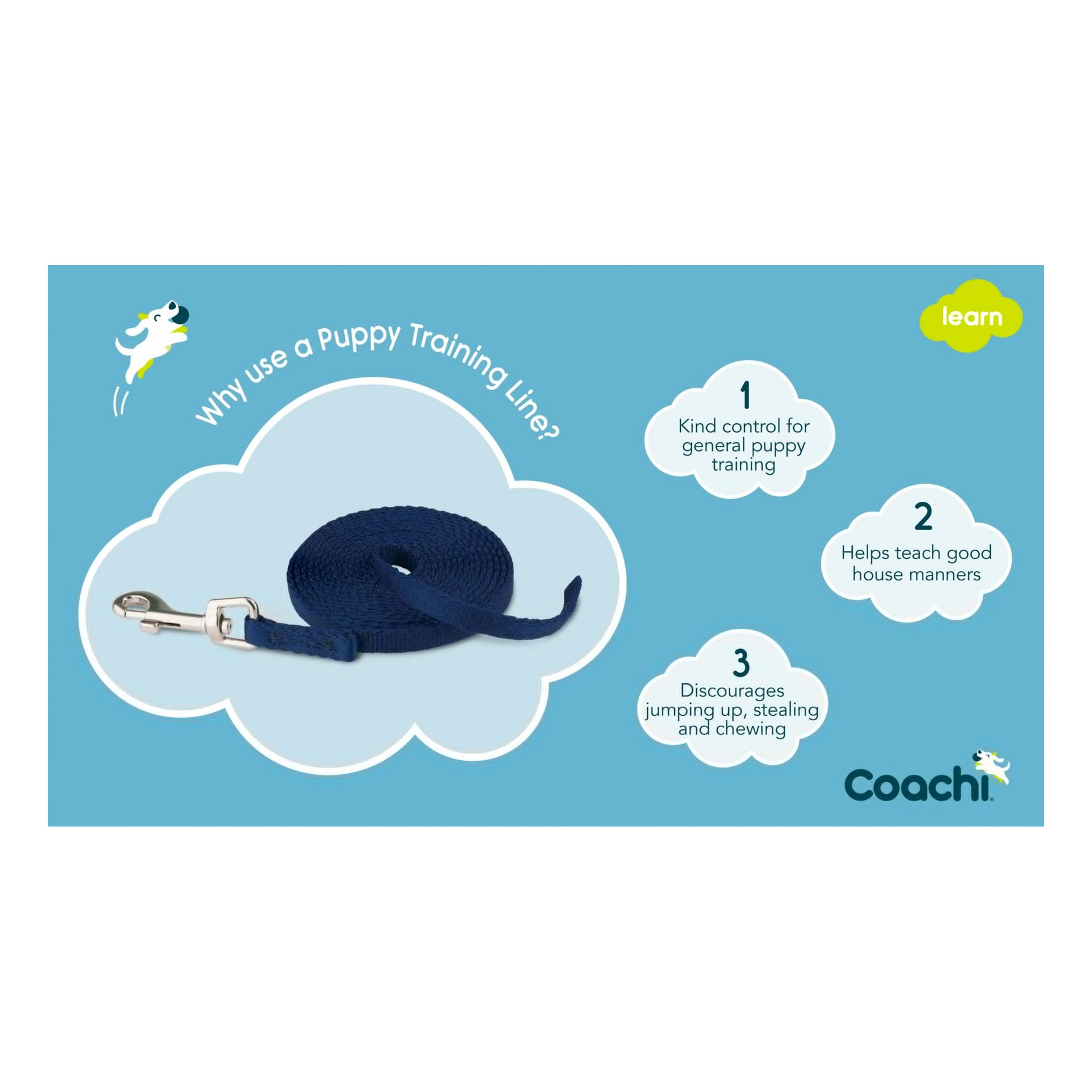 Coachi Puppy Training Line 2.5m