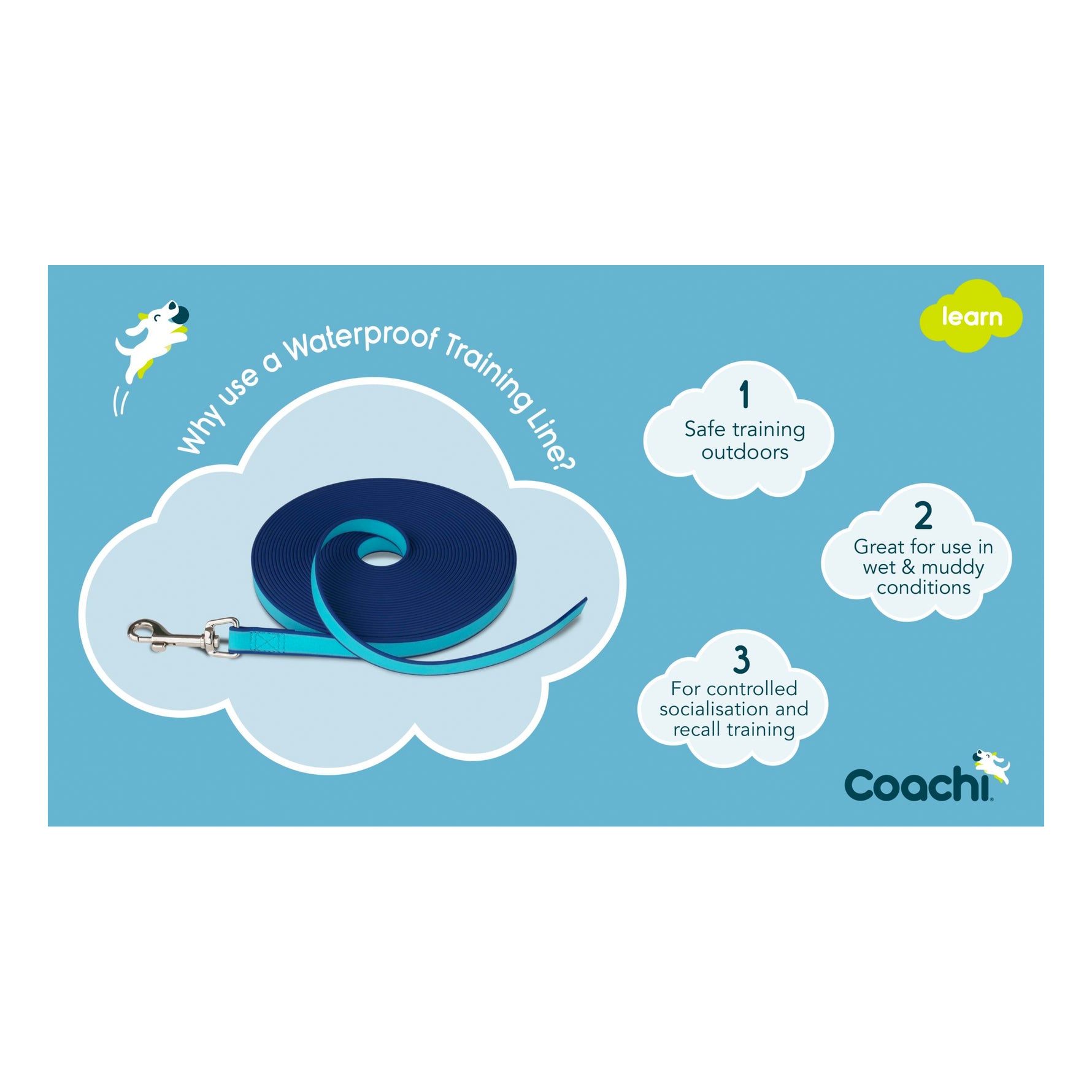 Coachi Waterproof Training Line 10m