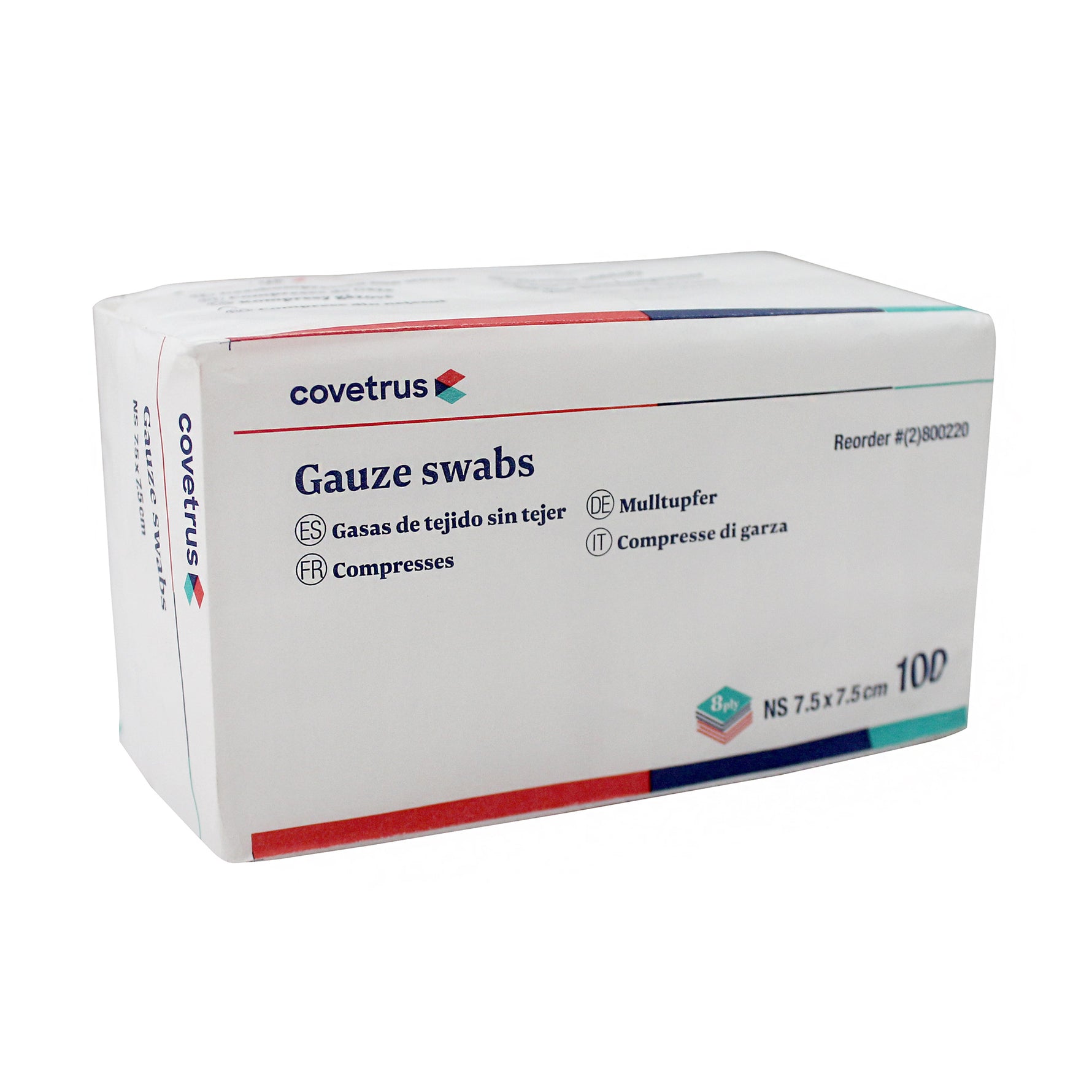 Covetrus Veterinary Gauze Swabs 100's