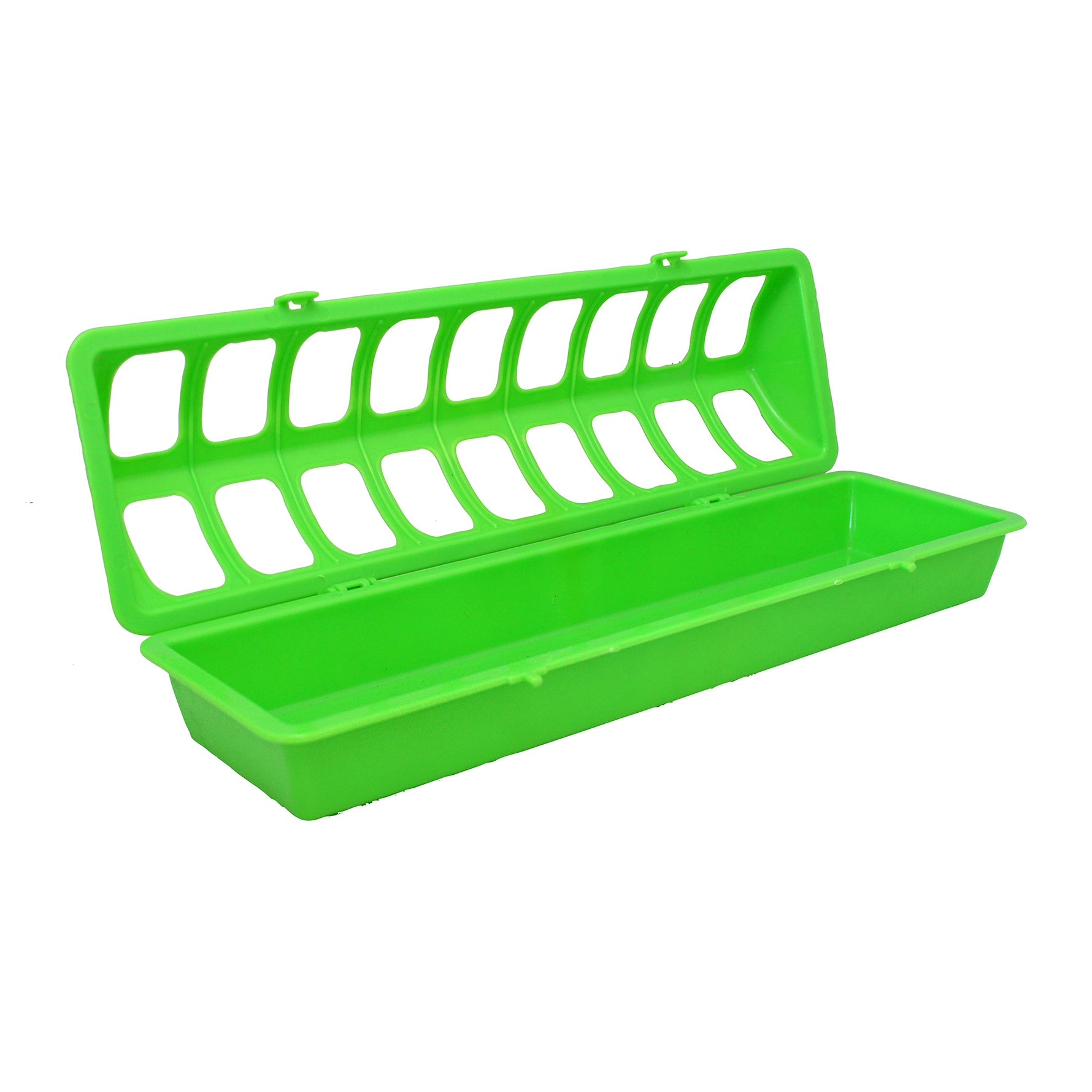 Crown Flip Top Plastic Poultry Feeder