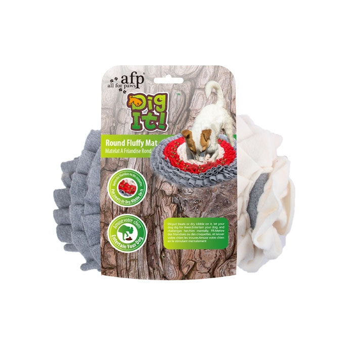 All For Paws Dig It! Fluffy Play &amp; Treat Mat - Round