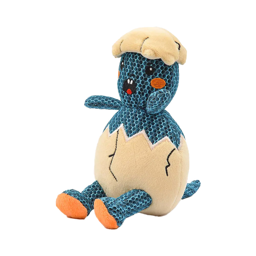 HugSmart Fuzzy Friendz Dog Toy -  Hoppin&#39; Easter Dino Egg