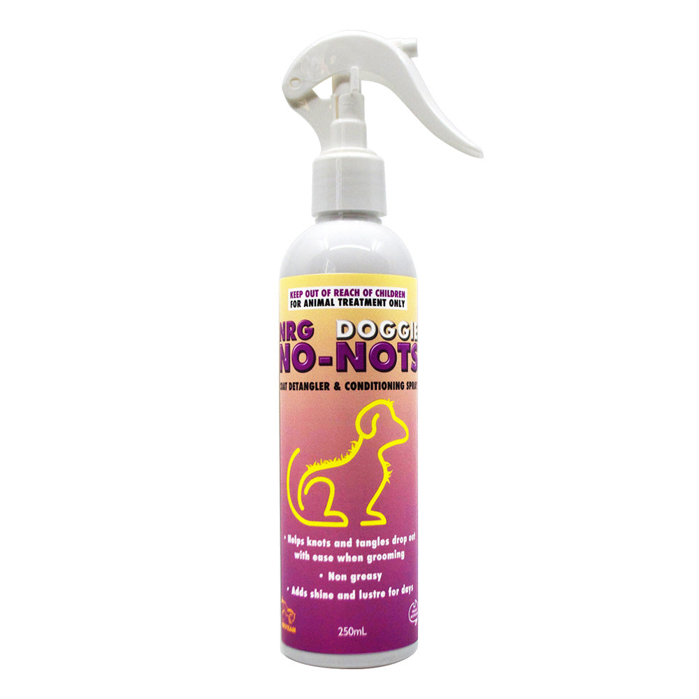 NRG Doggie No-Nots Detangler &amp; Conditioning Spray 250mL