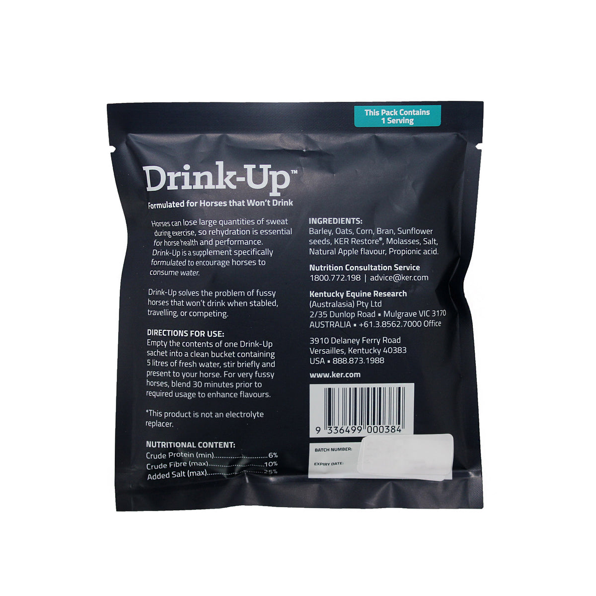KER Drink-Up for Horses That Won&#39;t Drink 80g