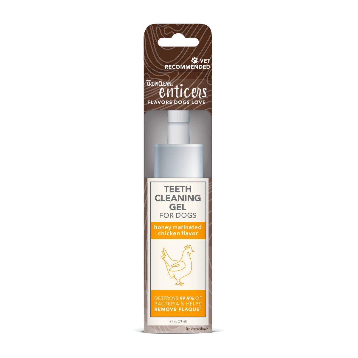 TropiClean Enticers Teeth Cleaning Gel for Dogs 59mL