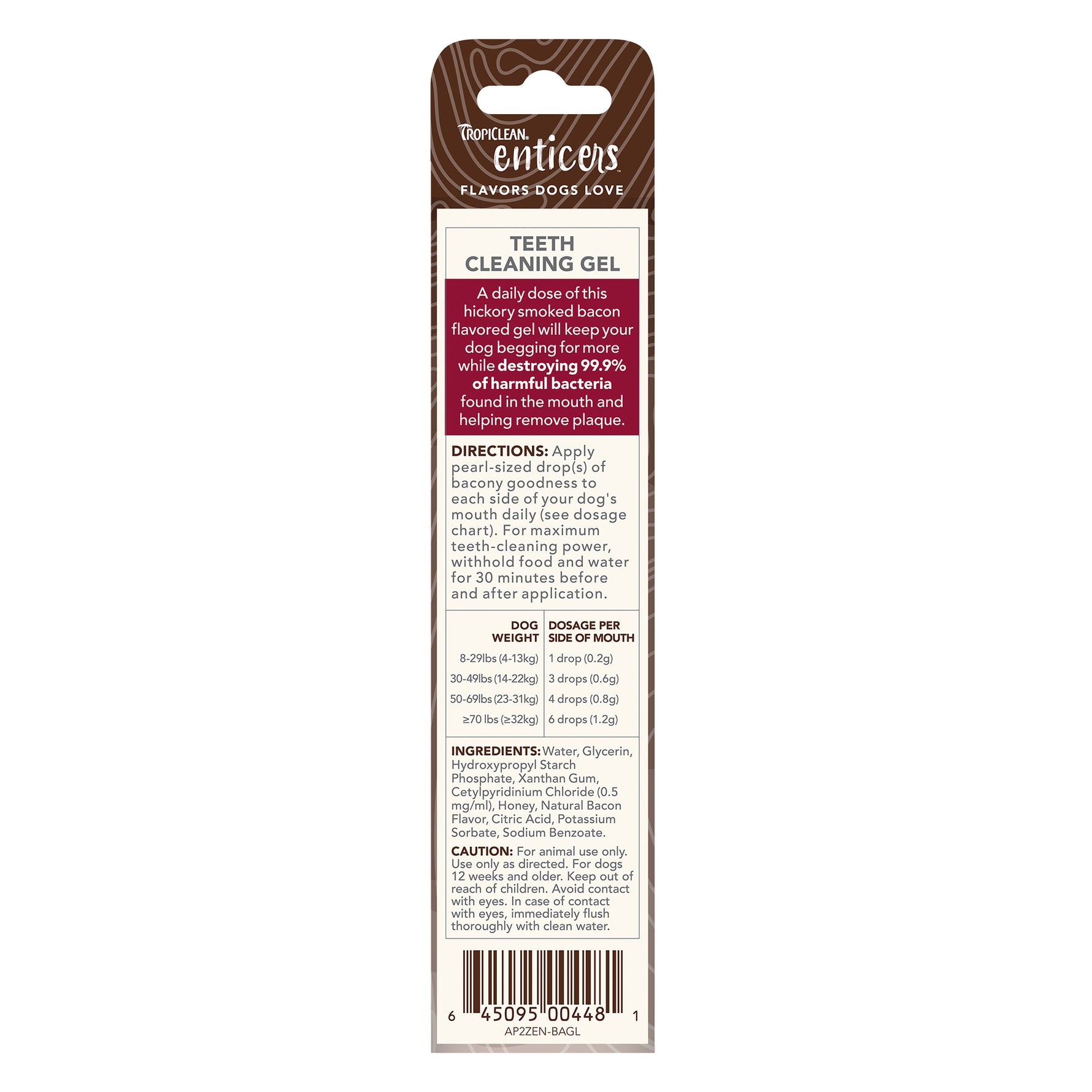 TropiClean Enticers Teeth Cleaning Gel for Dogs 59mL