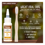 TropiClean Enticers Teeth Cleaning Gel & Toothbrush for Dogs