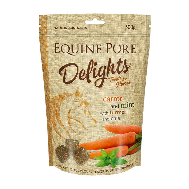 Equine Pure Delights Carrot & Mint Treats