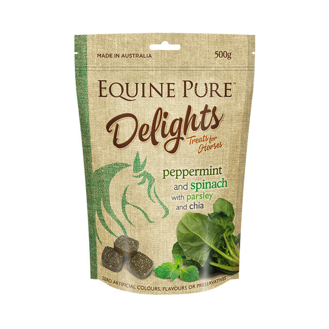 Equine Pure Delights Peppermint &amp; Spinach Treats