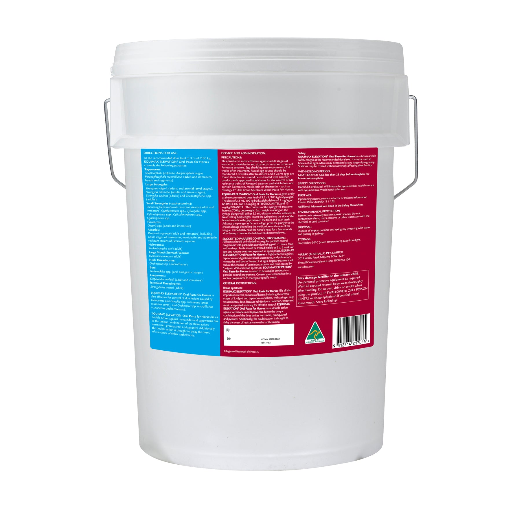 Equimax Elevation Oral Wormer and Boticide for Horses 23.1mL